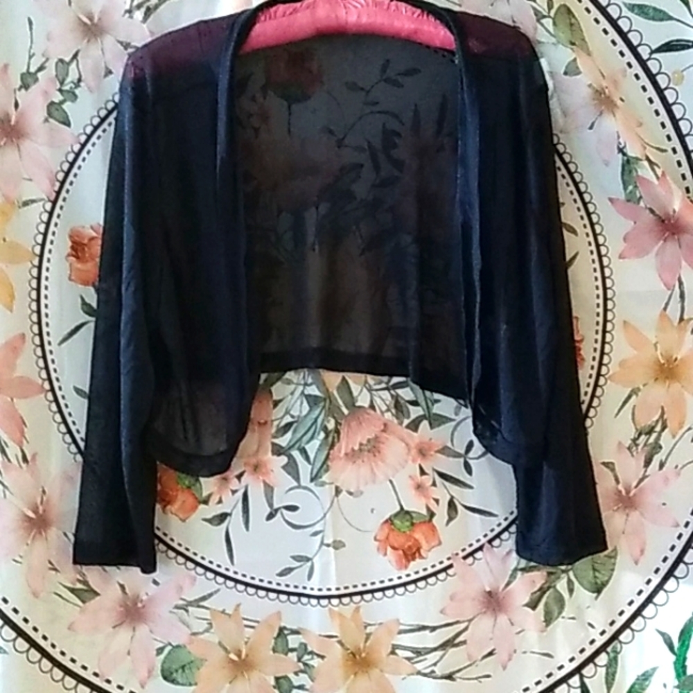 Nylon Shrug Topper
